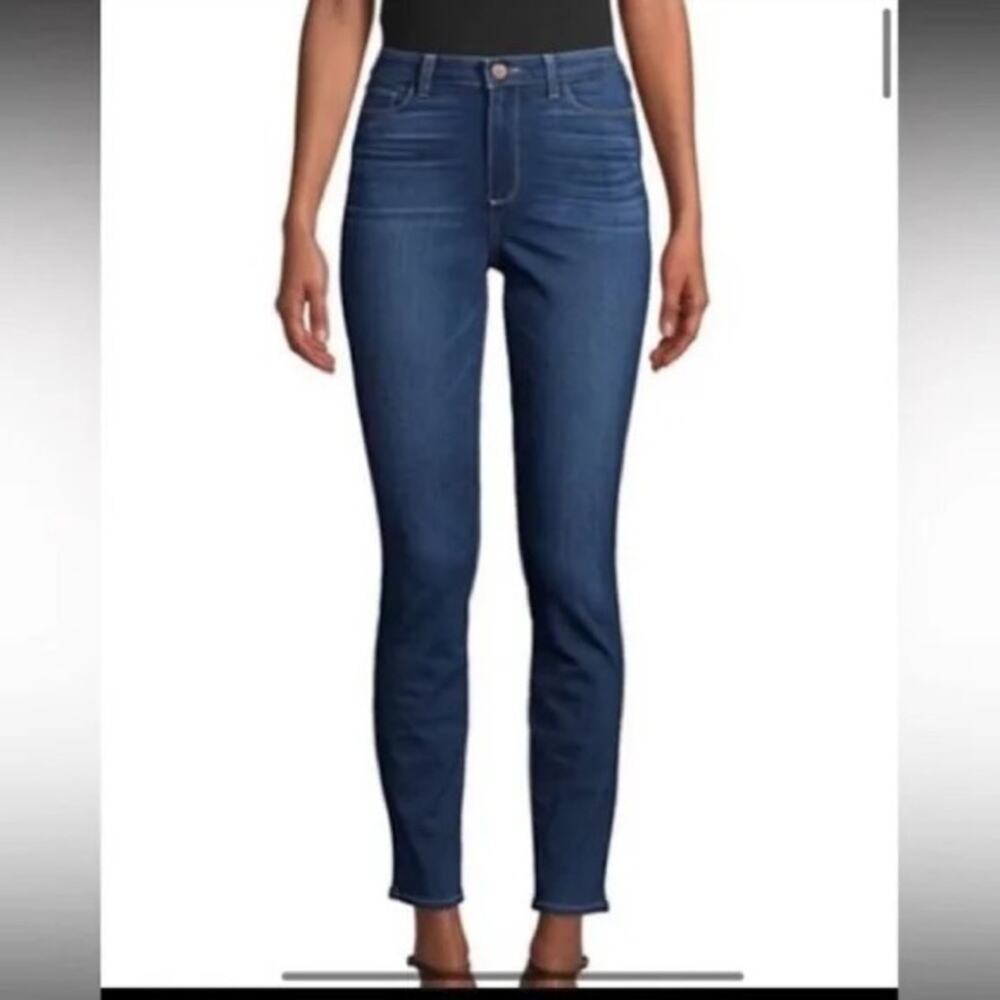 Paige Verdugo Ankle Skinny Jeans in Tate Dark Wash